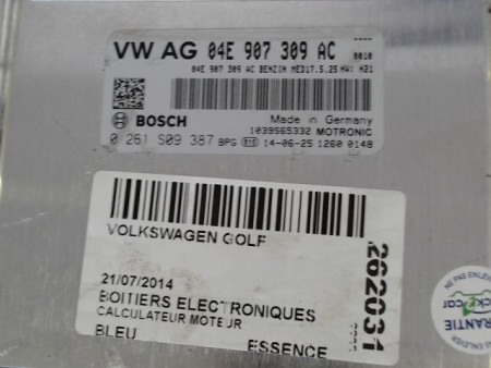 CALCULATEUR MOTEUR VOLKSWAGEN GOLF