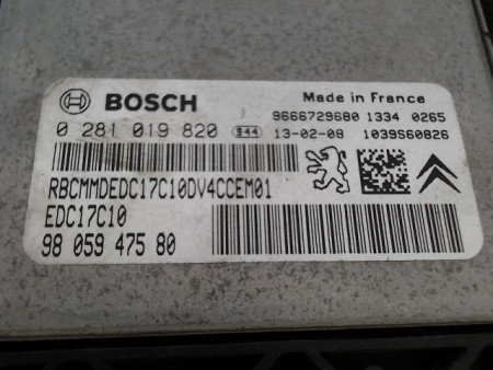 CALCULATEUR MOTEUR PEUGEOT 208