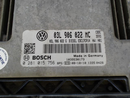 CALCULATEUR MOTEUR VOLKSWAGEN GOLF