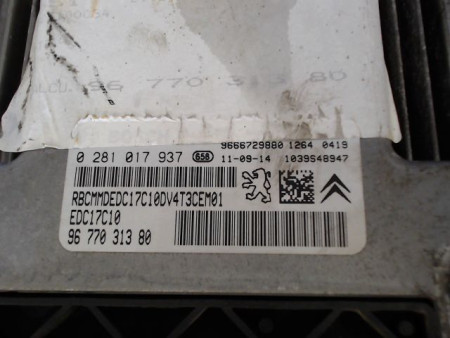 CALCULATEUR MOTEUR PEUGEOT 206