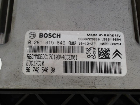 CALCULATEUR MOTEUR CITROEN C3
