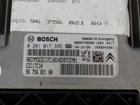 CALCULATEUR MOTEUR CITROEN C4