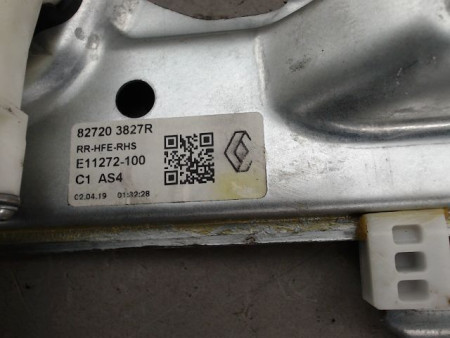 MECANISME LEVE-GLACE ARRIERE DROIT RENAULT KADJAR