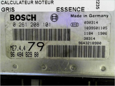 CALCULATEUR MOTEUR PEUGEOT 206 CC 2000-2007