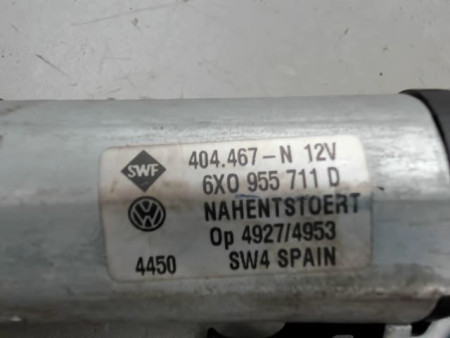 MECANISME ESSUIE-GLACE ARRIERE VOLKSWAGEN POLO