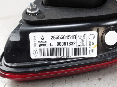 FEU ARRIERE INTERIEUR GAUCHE RENAULT KADJAR
