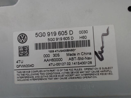 AUTORADIO VOLKSWAGEN GOLF