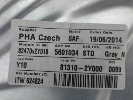 MECANISME LEVE-GLACE AVANT GAUCHE HYUNDAI IX35