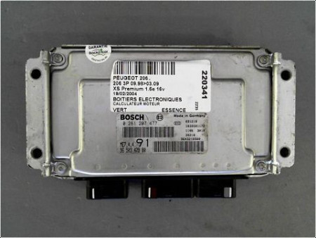 CALCULATEUR MOTEUR PEUGEOT 206 98-09