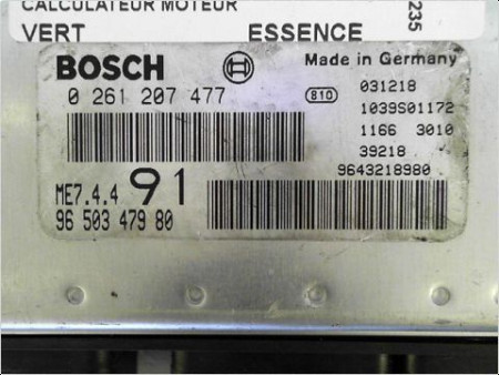 CALCULATEUR MOTEUR PEUGEOT 206 98-09