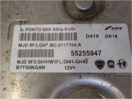 CALCULATEUR MOTEUR FIAT PUNTO