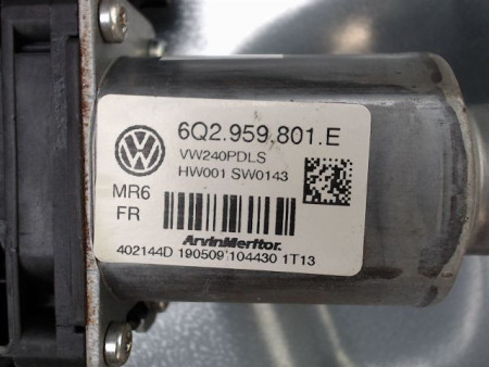 MECANISME LEVE-GLACE AVANT DROIT VOLKSWAGEN POLO