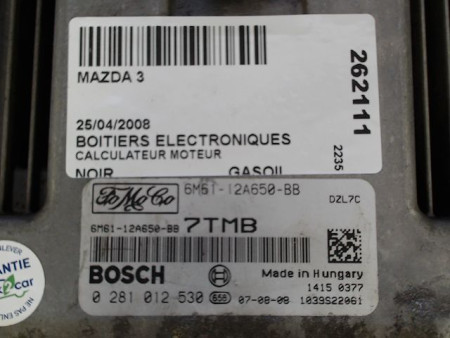 CALCULATEUR MOTEUR MAZDA 3