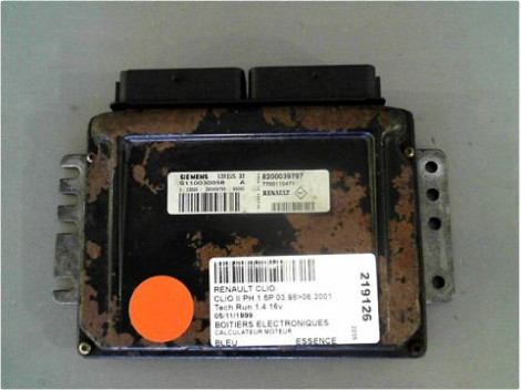 CALCULATEUR MOTEUR RENAULT CLIO II PH.1 98-2001