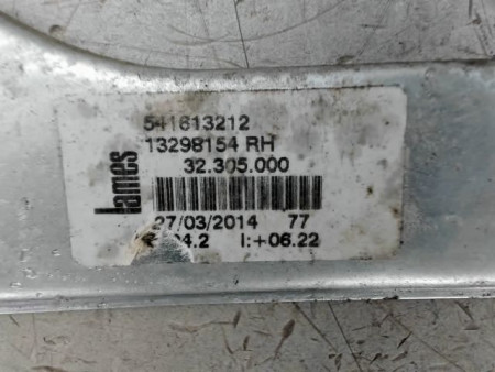MECANISME LEVE-GLACE AVANT DROIT OPEL CORSA