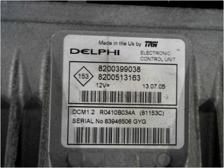 CALCULATEUR MOTEUR RENAULT CLIO III PH.1 05-09