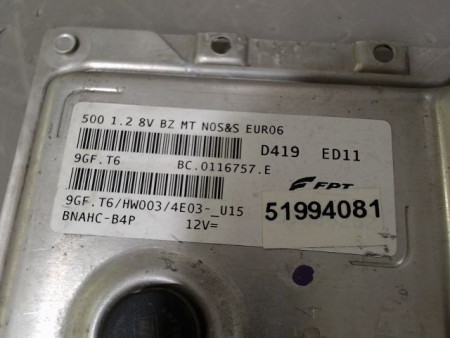 CALCULATEUR MOTEUR FIAT 500