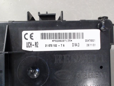 BOITIER GESTION HABITACLE RENAULT CLIO
