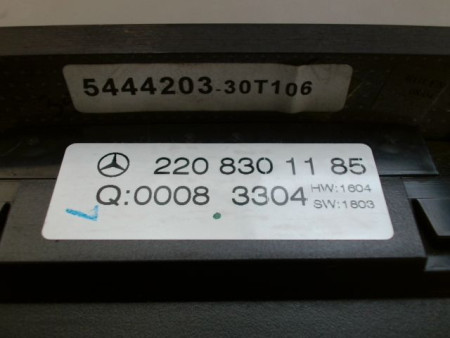 COMMANDE DE CHAUFFAGE MERCEDES CLASSE S