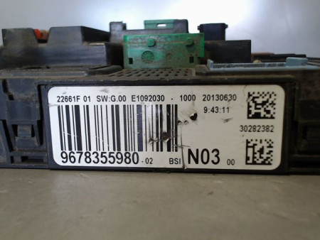 BOITIER GESTION HABITACLE PEUGEOT 208 12-15