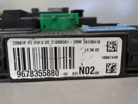 BOITIER GESTION HABITACLE PEUGEOT 208 12-15