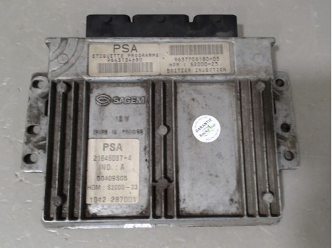 CALCULATEUR MOTEUR PEUGEOT 206 98-09