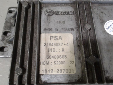 CALCULATEUR MOTEUR PEUGEOT 206 98-09