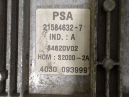 CALCULATEUR MOTEUR PEUGEOT 206 98-09