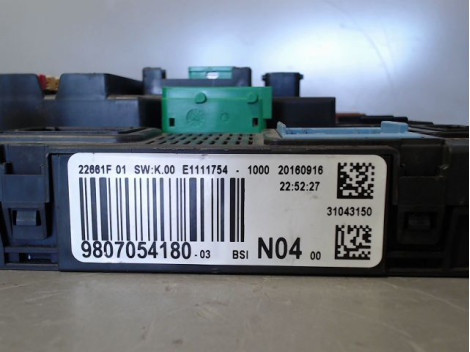 BOITIER GESTION HABITACLE PEUGEOT 308