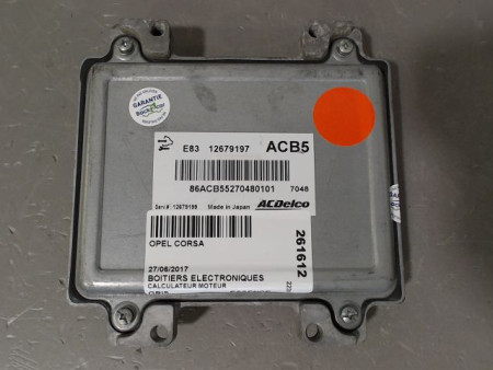 CALCULATEUR MOTEUR OPEL CORSA