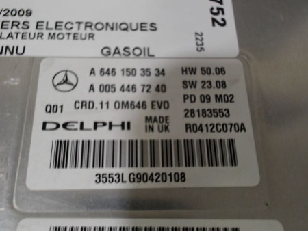 CALCULATEUR MOTEUR MERCEDES CLASSE C